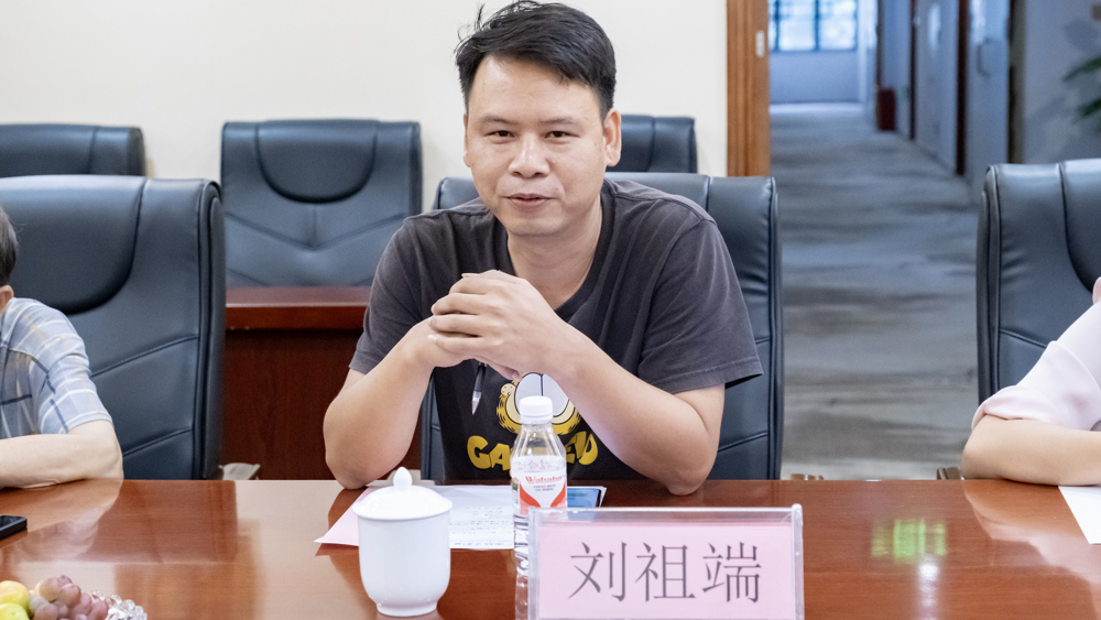 刘祖端发言（吴可贺摄）1